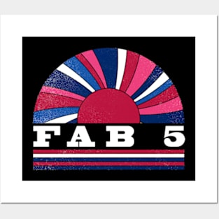 Fab Proud Name Personalized Retro Flowers Beautiful Posters and Art